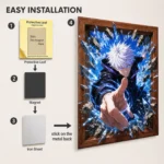 Anime Metal Poster Wall Decor - JJK - Satoru Gojo - E - Image 2
