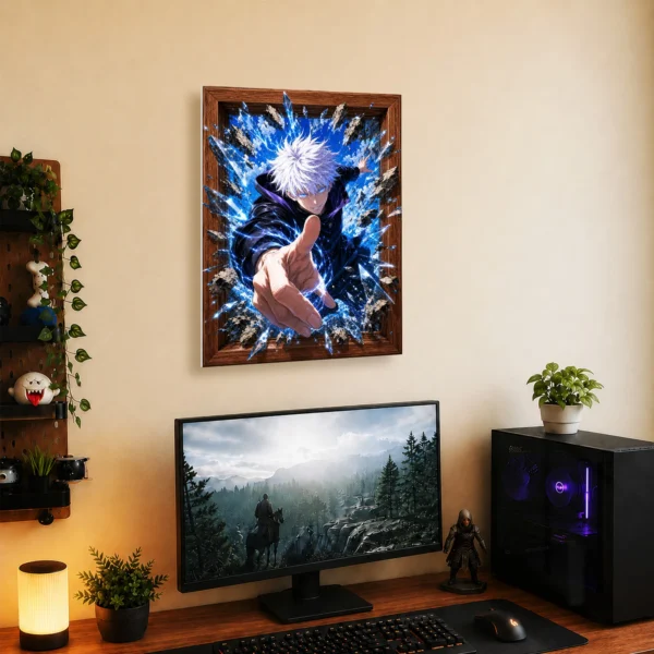 Anime Metal Poster Wall Decor - JJK - Satoru Gojo - E - Image 5