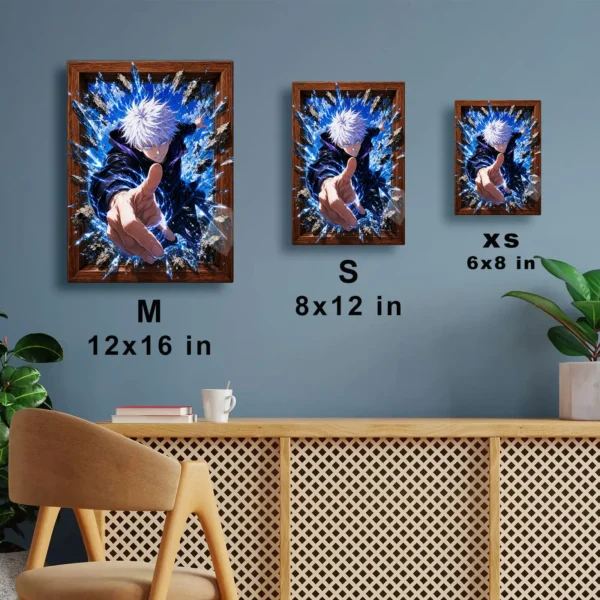 Anime Metal Poster Wall Decor - JJK - Satoru Gojo - E - Image 7