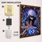 Anime Metal Poster Wall Decor - JJK - Satoru Gojo - F - Image 2