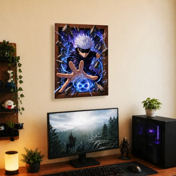 Anime Metal Poster Wall Decor - JJK - Satoru Gojo - F - Image 5