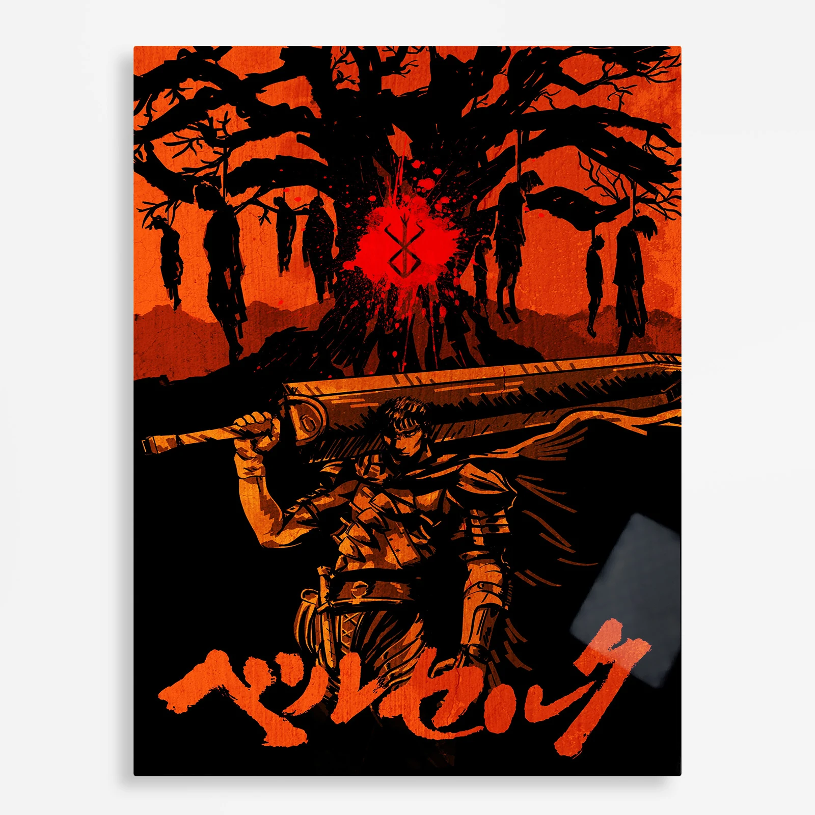 anime metal poster (26) s1 Anime Metal Poster Wall Decor - Dark Fantasy - C - Image 1