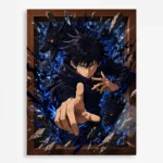 Anime Metal Poster Wall Decor - JJK - Megumi Fushiguro - B