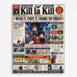 Anime Metal Poster Wall Decor - Kill