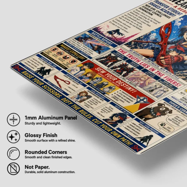 Anime Metal Poster Wall Decor - Kill - Image 6