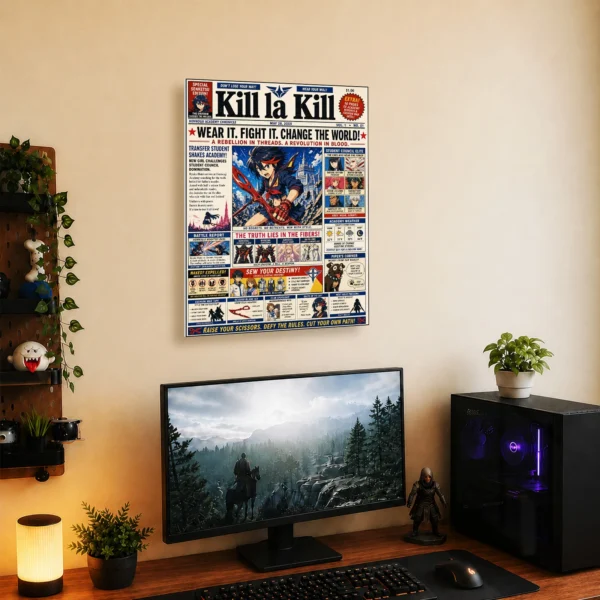 Anime Metal Poster Wall Decor - Kill - Image 5