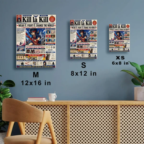 Anime Metal Poster Wall Decor - Kill - Image 7
