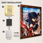 Anime Metal Poster Wall Decor - Kill - Ryuko Matoi - Image 2