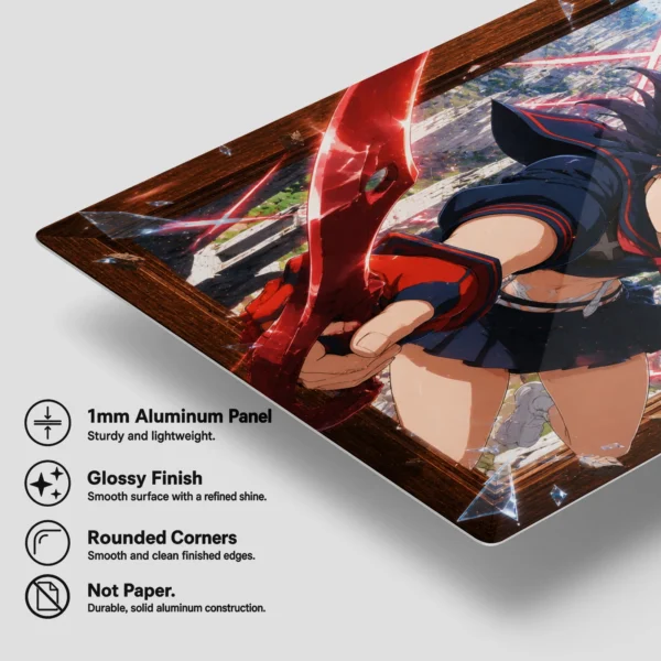 Anime Metal Poster Wall Decor - Kill - Ryuko Matoi - Image 6