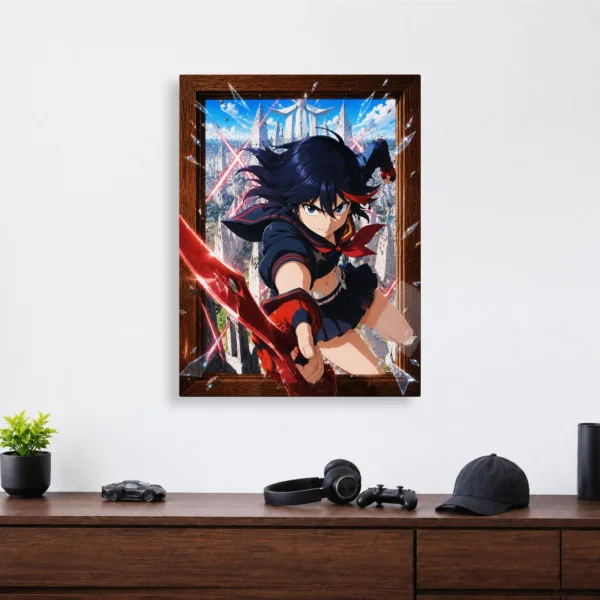 Anime Metal Poster Wall Decor - Kill - Ryuko Matoi - Image 4