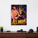 Anime Metal Poster Wall Decor - MHA - All Might - Image 4