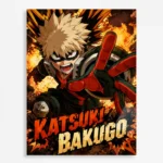 Anime Metal Poster Wall Decor - MHA - Katsuki Bakugo