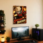 Anime Metal Poster Wall Decor - MHA - Katsuki Bakugo - Image 5