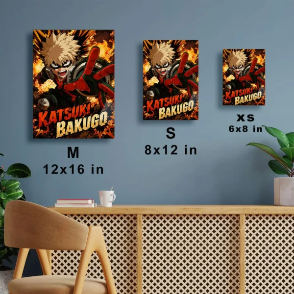 Anime Metal Poster Wall Decor - MHA - Katsuki Bakugo - Image 7
