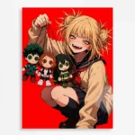 Anime Metal Poster Wall Decor - MHA - Himiko Toga