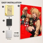 Anime Metal Poster Wall Decor - MHA - Himiko Toga - Image 2