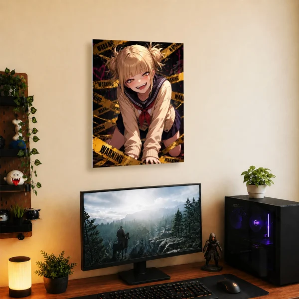 Anime Metal Poster Wall Decor - MHA - Himiko Toga - A - Image 5