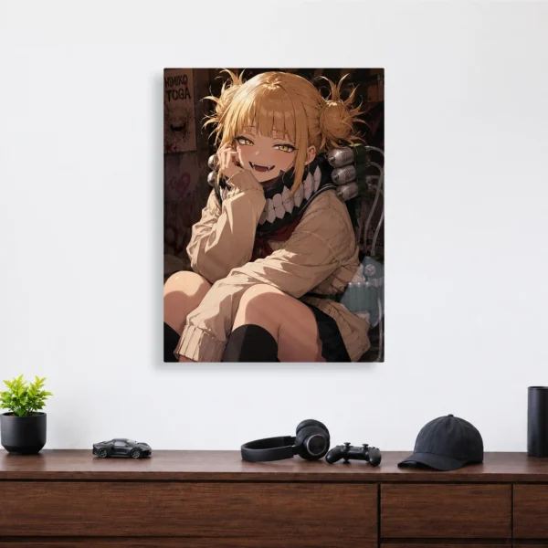 Anime Metal Poster Wall Decor - MHA - Himiko Toga - B - Image 4