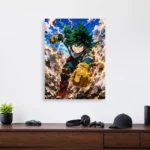 Anime Metal Poster Wall Decor - MHA - Izuku Midoriya - Image 4