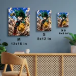 Anime Metal Poster Wall Decor - MHA - Izuku Midoriya - Image 7