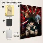 Anime Metal Poster Wall Decor - MHA - A - Image 2