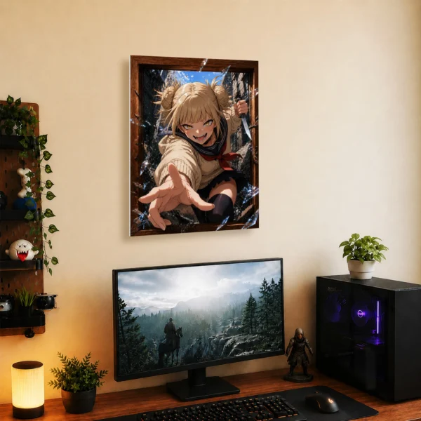 Anime Metal Poster Wall Decor - MHA - Himiko Toga - C - Image 5