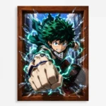 Anime Metal Poster Wall Decor - MHA - Izuku Midoriya - A