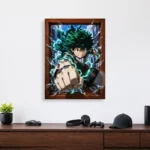 Anime Metal Poster Wall Decor - MHA - Izuku Midoriya - A - Image 4