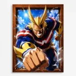 Anime Metal Poster Wall Decor - MHA - All Might - A