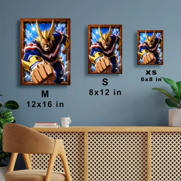 Anime Metal Poster Wall Decor - MHA - All Might - A - Image 7