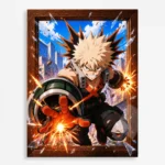 Anime Metal Poster Wall Decor - MHA - Katsuki Bakugo - A
