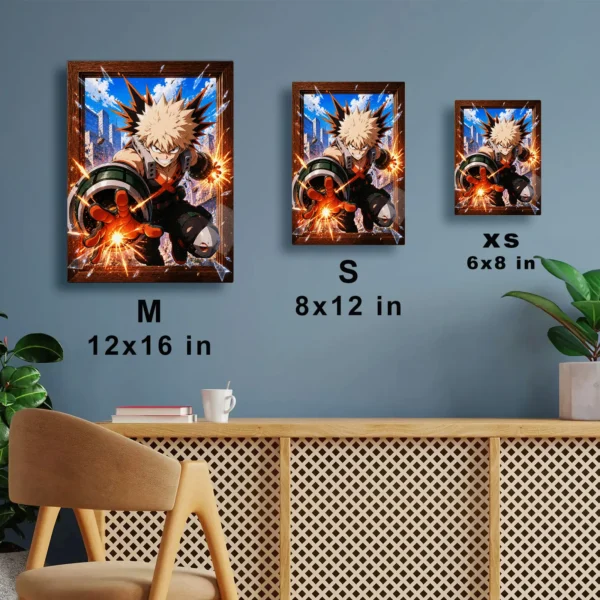 Anime Metal Poster Wall Decor - MHA - Katsuki Bakugo - A - Image 7