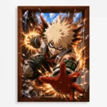 Anime Metal Poster Wall Decor - MHA - Katsuki Bakugo - B