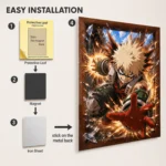 Anime Metal Poster Wall Decor - MHA - Katsuki Bakugo - B - Image 2
