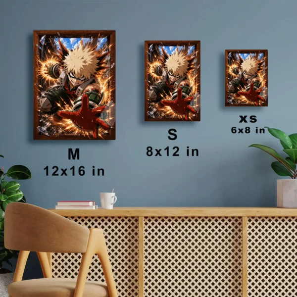 Anime Metal Poster Wall Decor - MHA - Katsuki Bakugo - B - Image 7