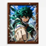Anime Metal Poster Wall Decor - MHA - Izuku Midoriya - B