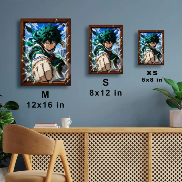 Anime Metal Poster Wall Decor - MHA - Izuku Midoriya - B - Image 7