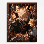 Anime Metal Poster Wall Decor - MHA - Katsuki Bakugo - C