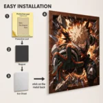 Anime Metal Poster Wall Decor - MHA - Katsuki Bakugo - C - Image 2