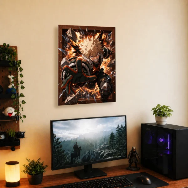 Anime Metal Poster Wall Decor - MHA - Katsuki Bakugo - C - Image 5