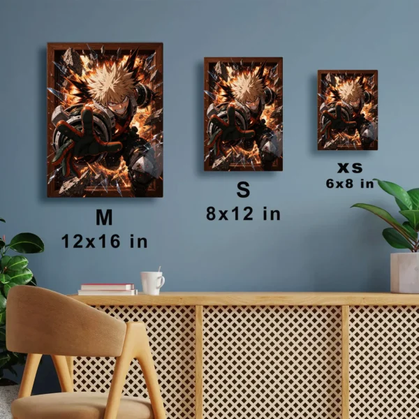Anime Metal Poster Wall Decor - MHA - Katsuki Bakugo - C - Image 7