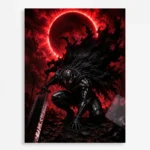 Anime Metal Poster Wall Decor - Dark Fantasy - D