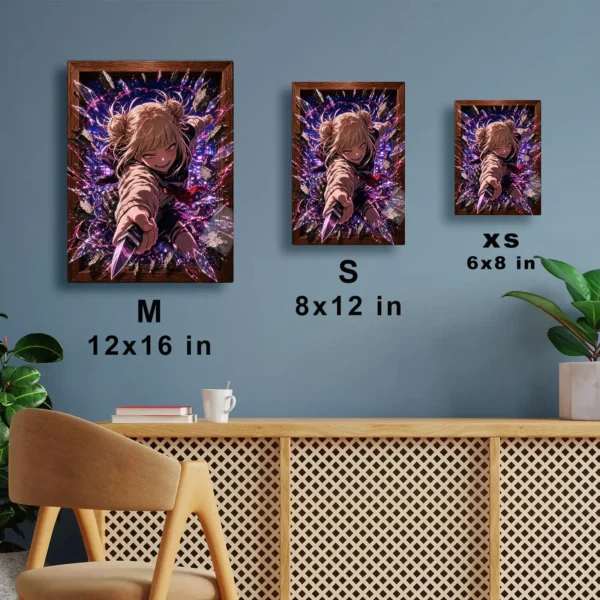 Anime Metal Poster Wall Decor - MHA - Himiko Toga - D - Image 7