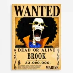 Anime Metal Poster Wall Decor - OP - Brook Wanted