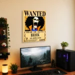 Anime Metal Poster Wall Decor - OP - Brook Wanted - Image 5