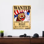 Anime Metal Poster Wall Decor - OP - Buggy Wanted - Image 4