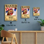 Anime Metal Poster Wall Decor - OP - Buggy Wanted - Image 7