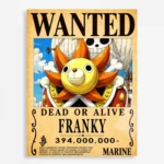 Anime Metal Poster Wall Decor - OP - Franky Wanted
