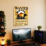 Anime Metal Poster Wall Decor - OP - Trafalgar D. Water Law Wanted - Image 5
