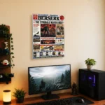 Anime Metal Poster Wall Decor - Dark Fantasy Newspaper - Image 5